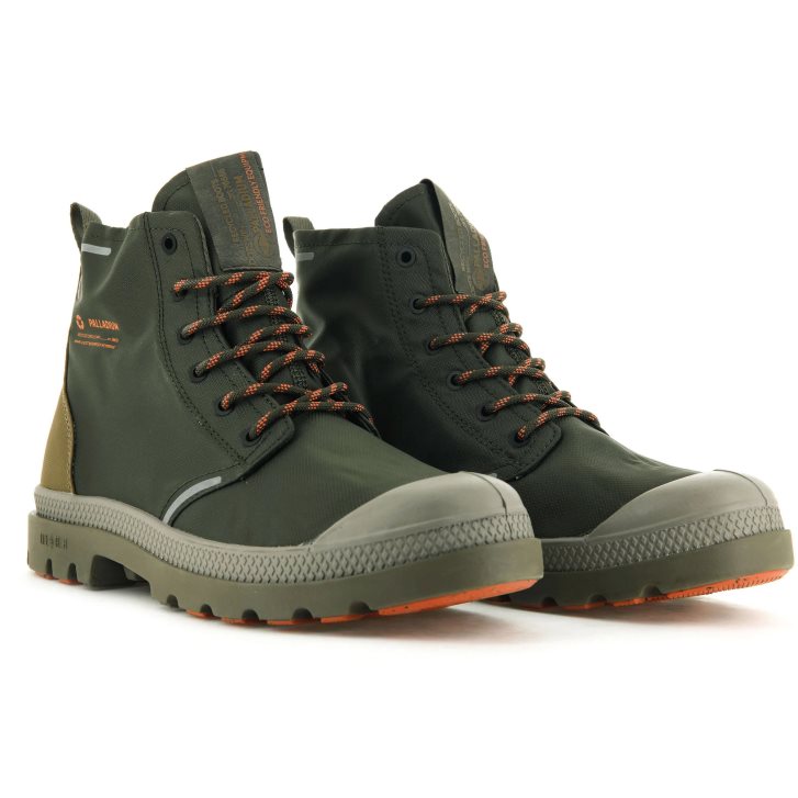 Bottes Palladium Pampa Lite+ Recycle WP+ Femme Vert Olive | FR JIH157F